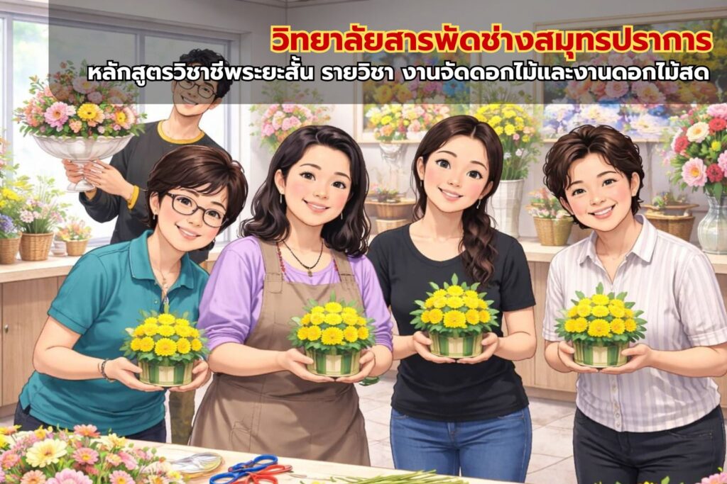 งานจัดดอกไม้และงานดอกไม้สด
