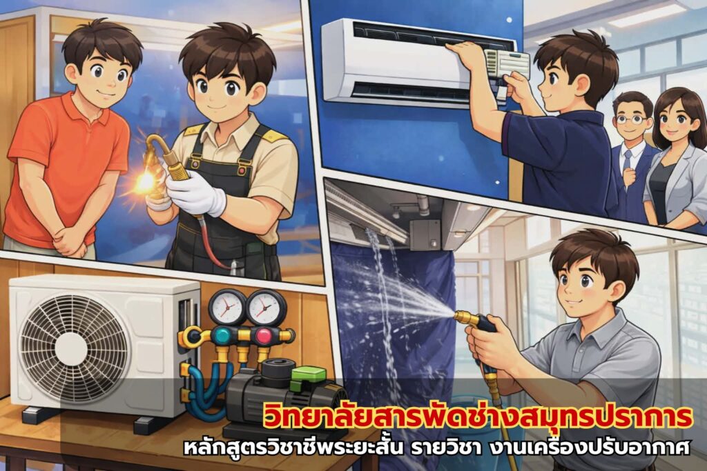 งานเครื่องปรับอากาศ ปากน้ำ